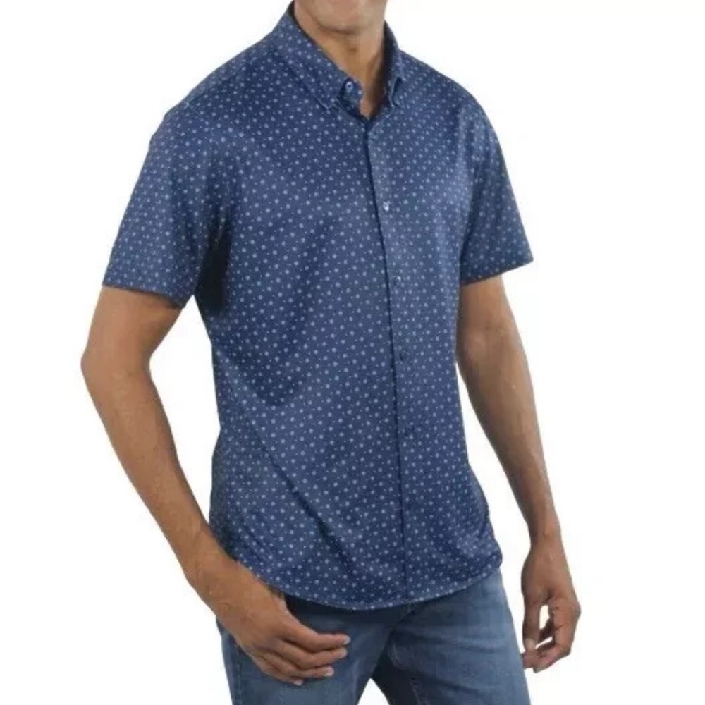 Jachs New York Blue Patterned Shirt